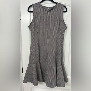 Tommy Hilfiger Black and White Sleeveless Dress size 14